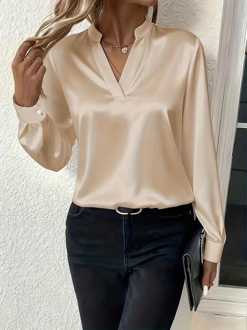 Nerea | Blusa Satinada Elegante