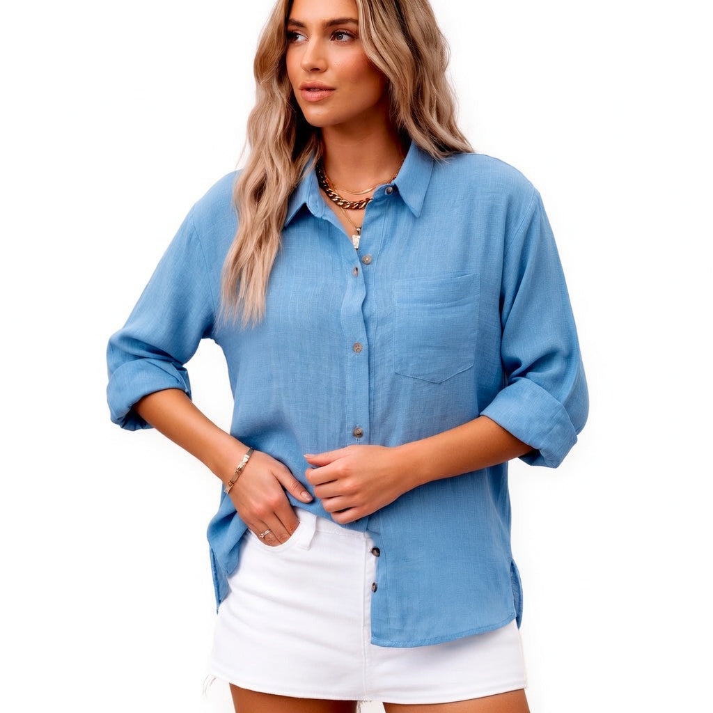 Yesenia | Blusa de Algodón Clásica