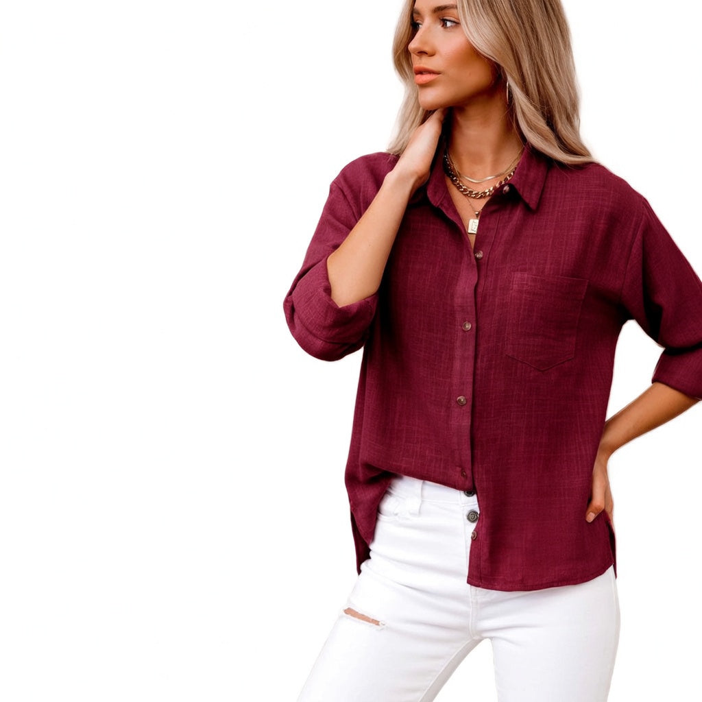 Yesenia | Blusa de Algodón Clásica