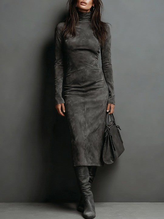 Elena | Vestido Midi de Invierno