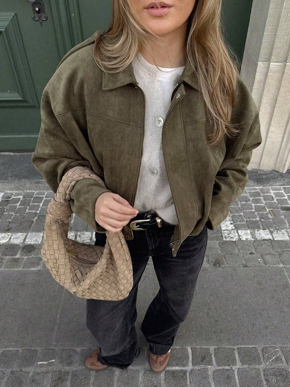 Carlota | Chaqueta de Ante Oversize