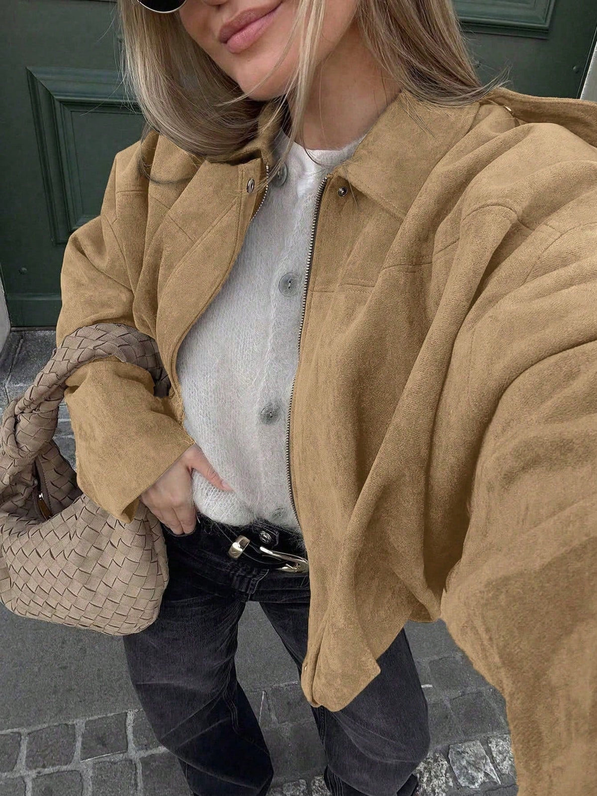 Carlota | Chaqueta de Ante Oversize