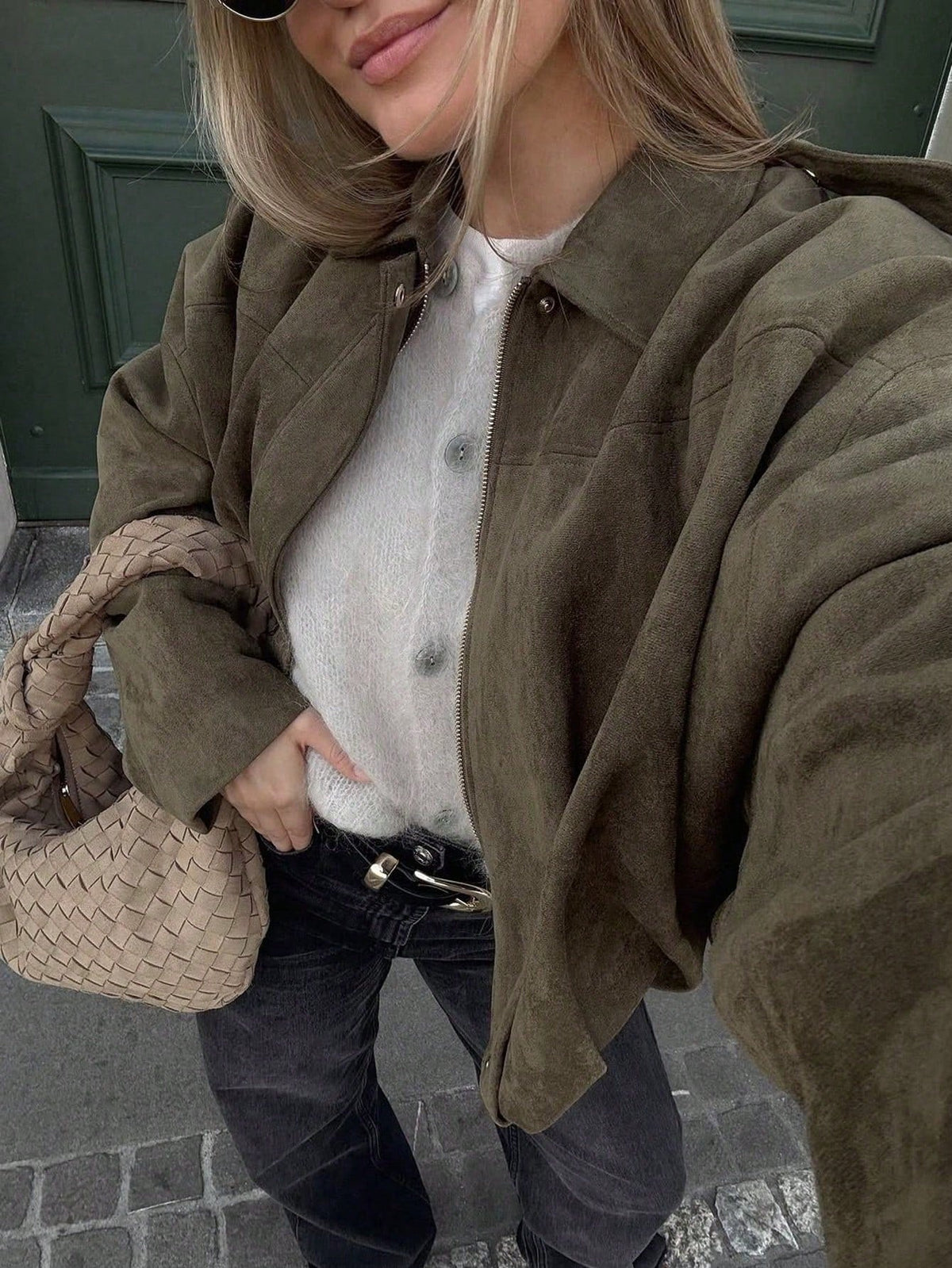 Carlota | Chaqueta de Ante Oversize