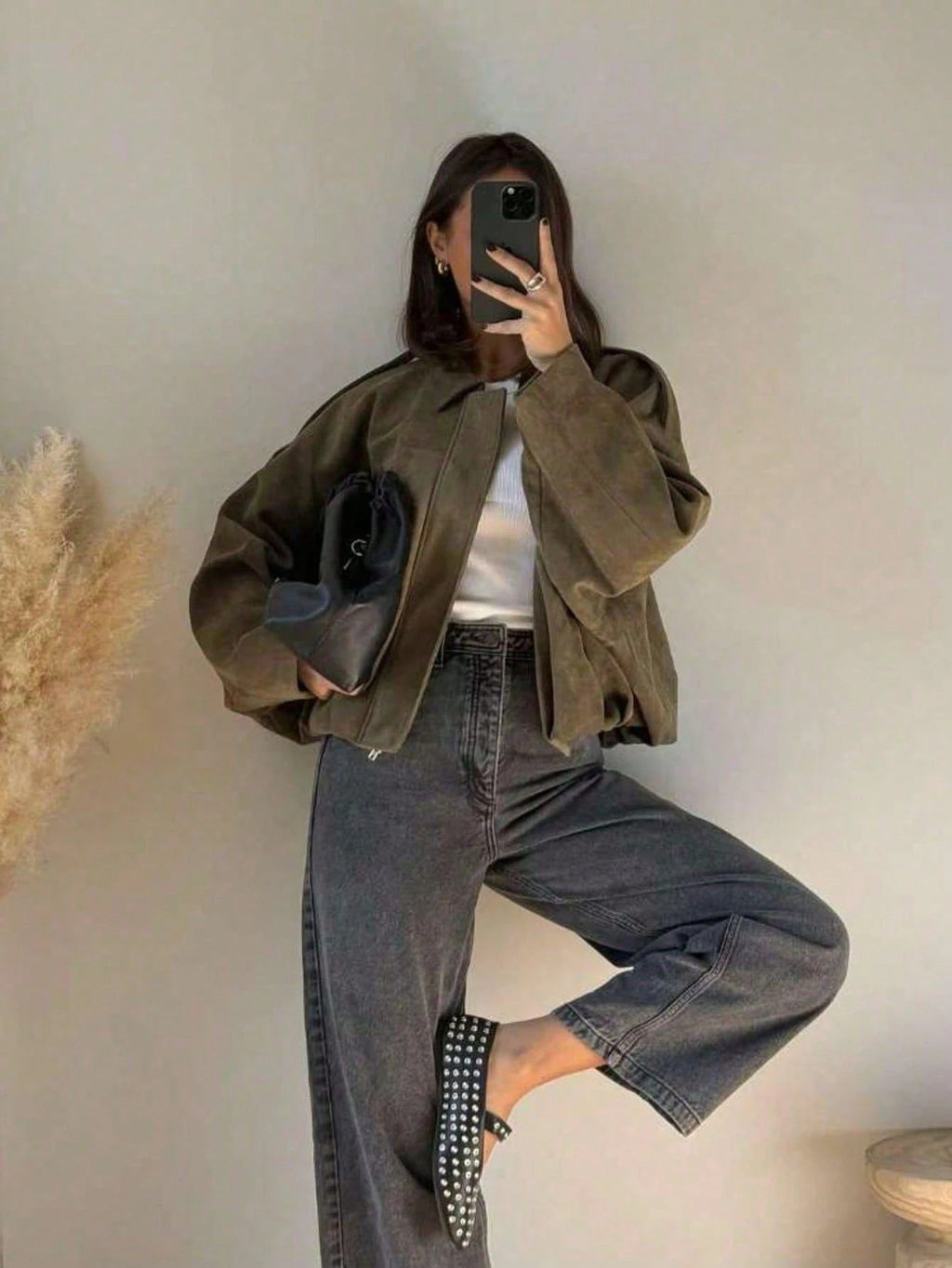 Carlota | Chaqueta de Ante Oversize