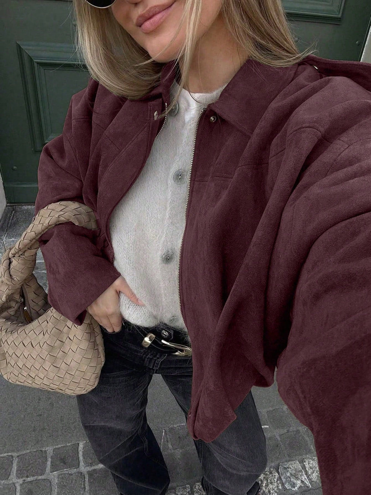 Carlota | Chaqueta de Ante Oversize