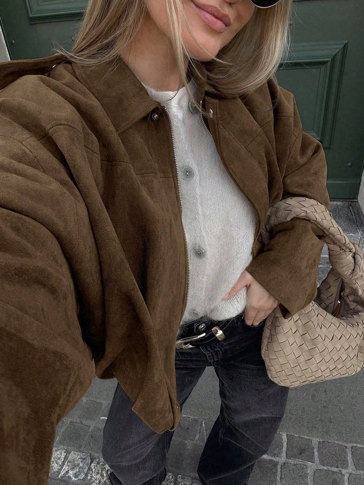 Carlota | Chaqueta de Ante Oversize