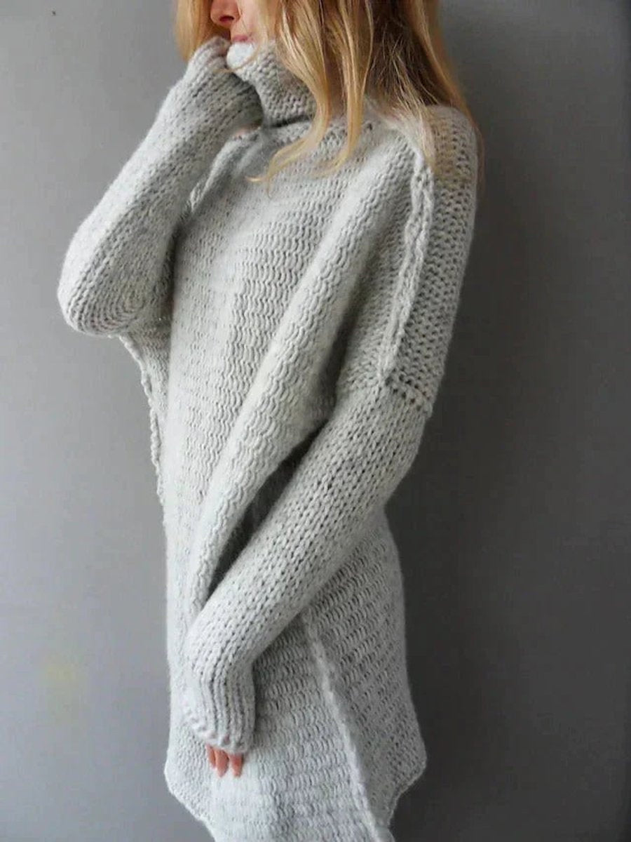 Francisca | Jersey de Punto Oversize Cuello Alto