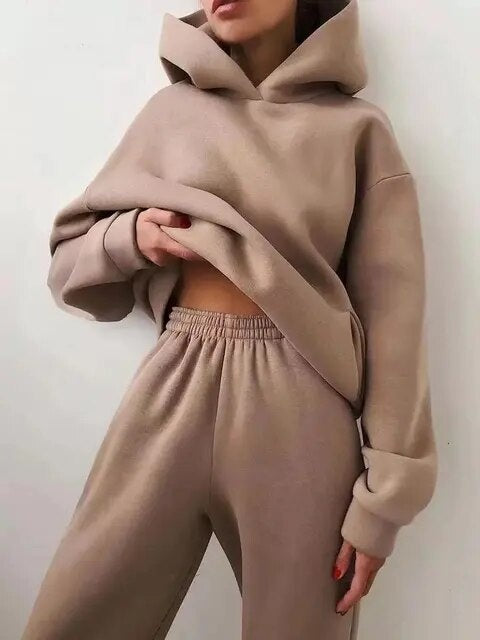 Zoe | Conjunto Chándal con Capucha