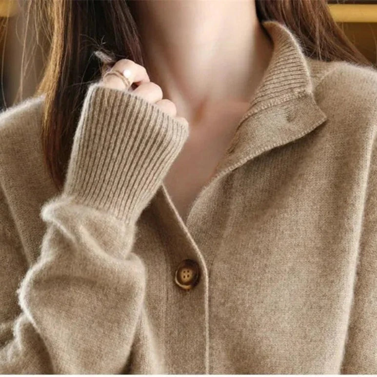 Emma | Jersey Fino de Lana con Botones