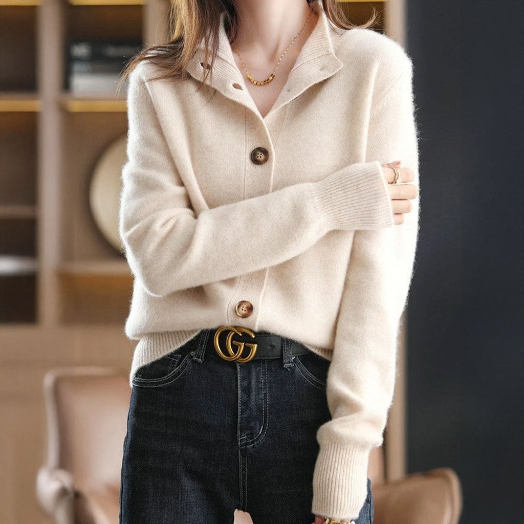 Emma | Jersey Fino de Lana con Botones
