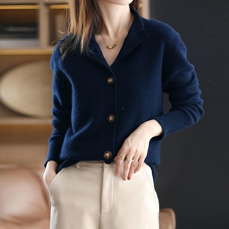 Emma | Jersey Fino de Lana con Botones