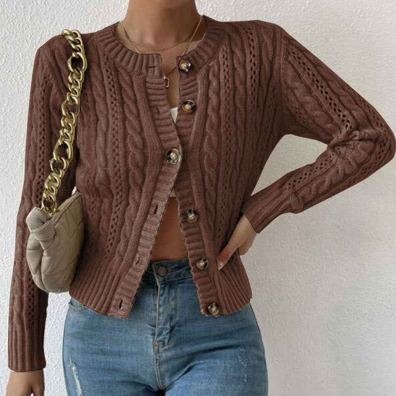 Blanca | Chaqueta de Punto con Botones