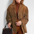 Andrea | Chaqueta de Ante Corte Suelto