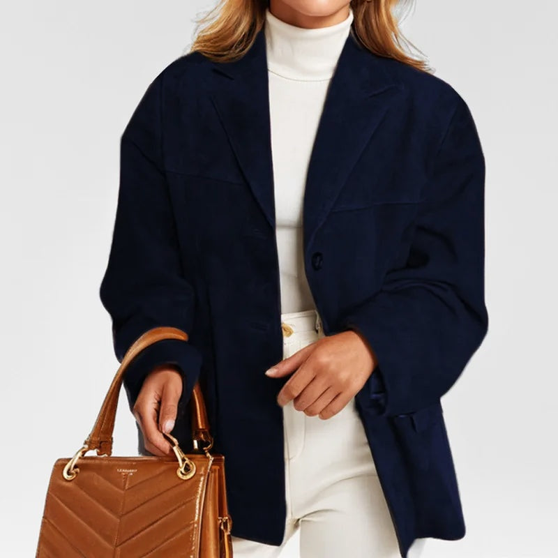 Andrea | Chaqueta de Ante Corte Suelto