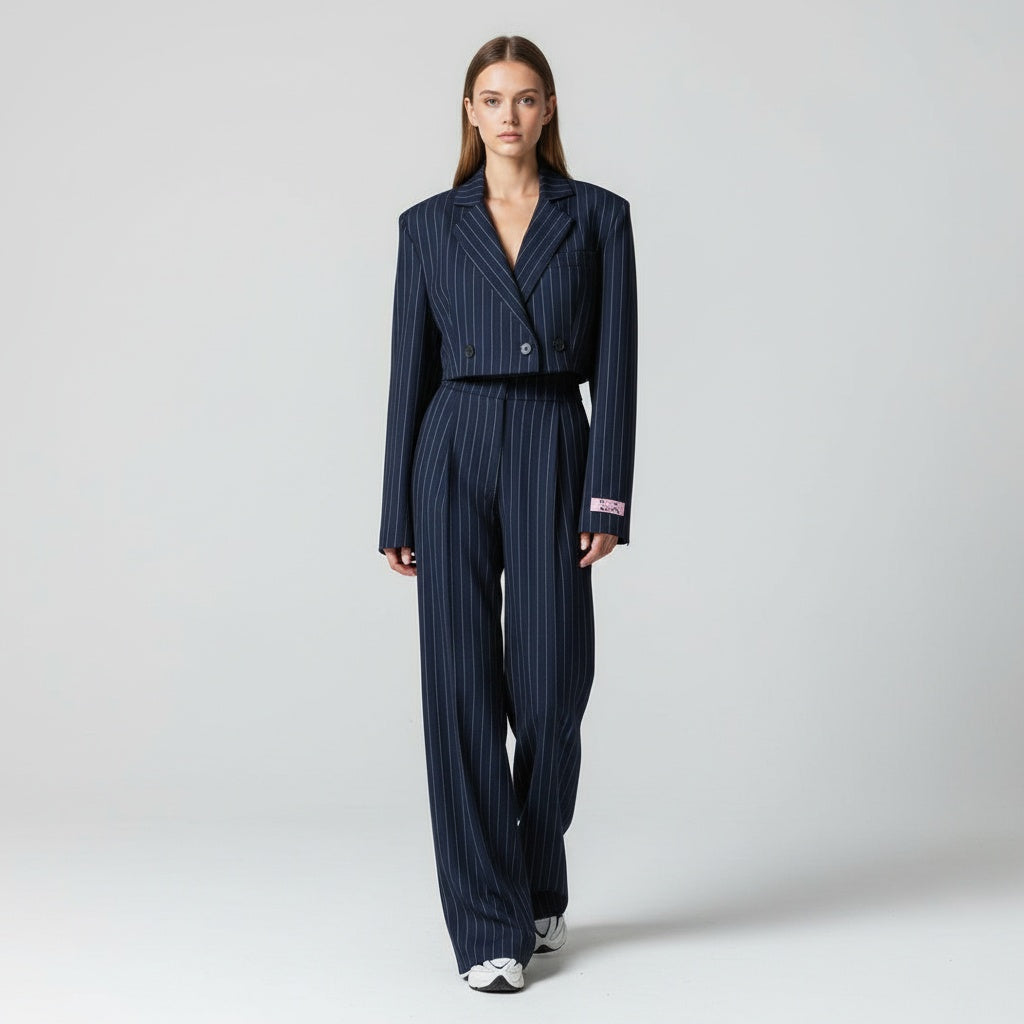 Esther | Conjunto Elegante de Rayas
