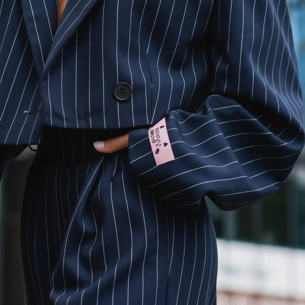 Esther | Conjunto Elegante de Rayas