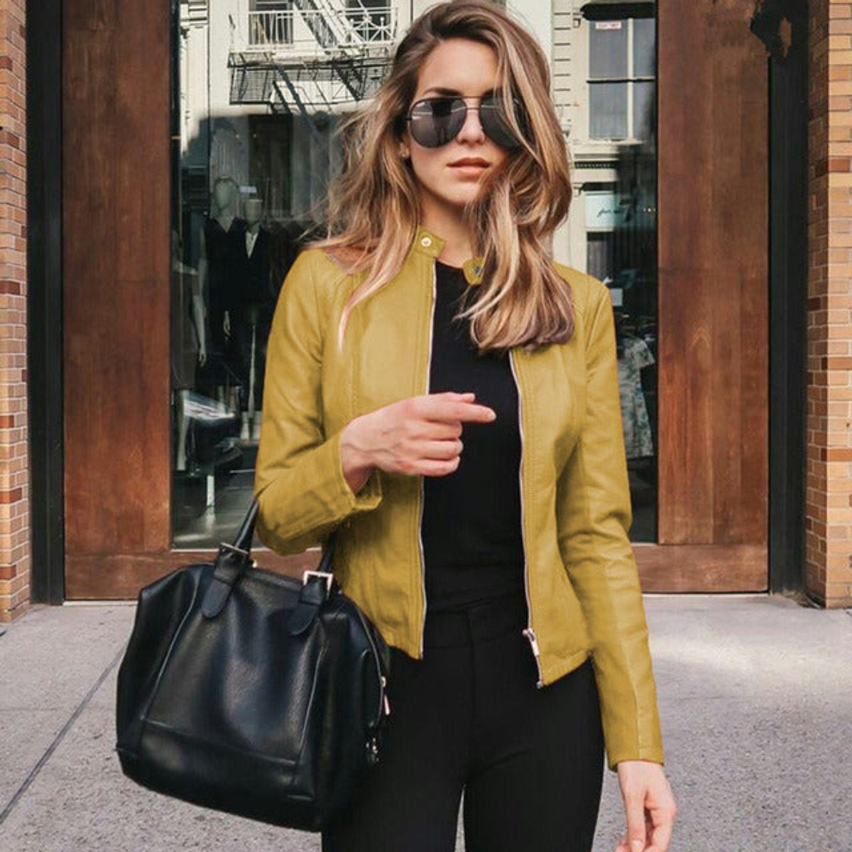 Bárbara | Chaqueta Motera Ajustada