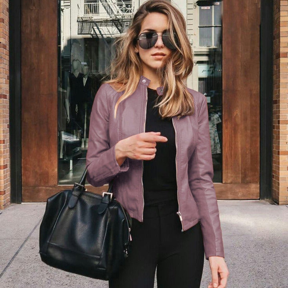 Bárbara | Chaqueta Motera Ajustada