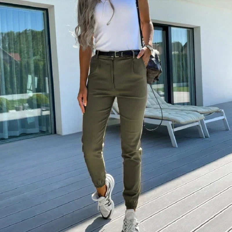 Rosa | Pantalón Chino Cintura Alta