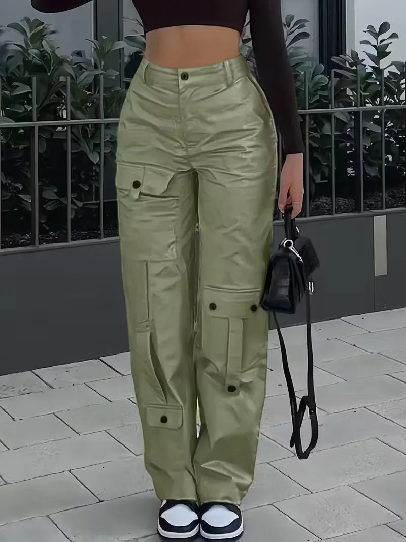 Norma | Pantalón Cargo de Polipiel