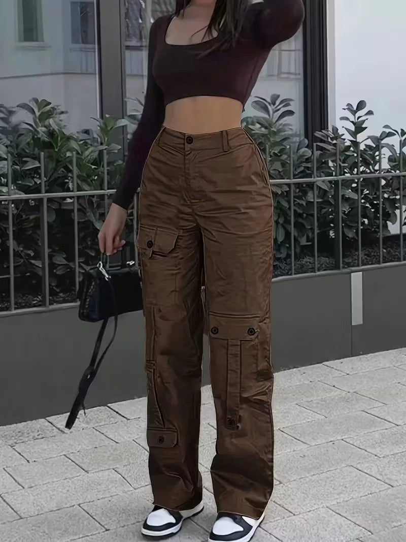Norma | Pantalón Cargo de Polipiel