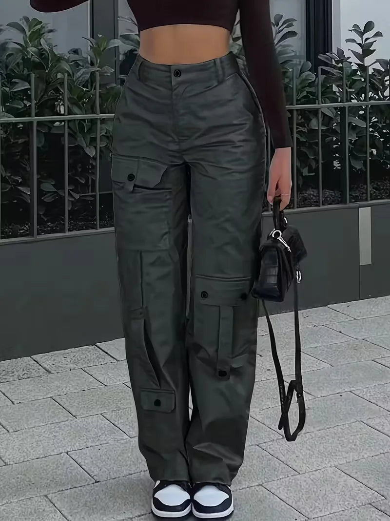 Norma | Pantalón Cargo de Polipiel