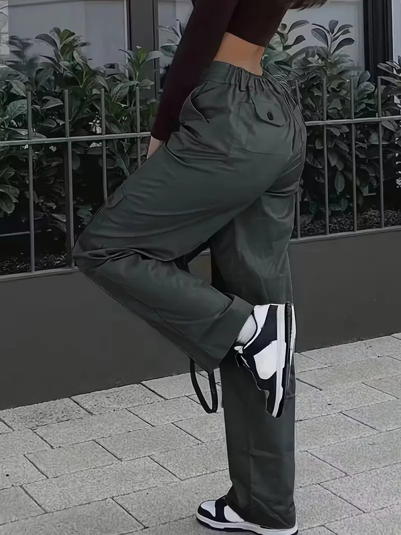 Norma | Pantalón Cargo de Polipiel