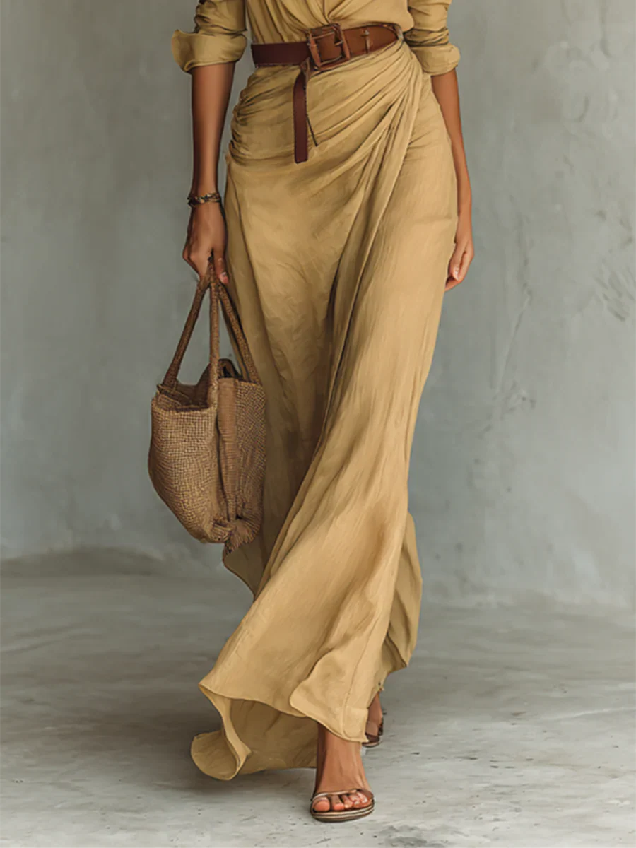 Marisol | Vestido Camisero con Cinturón