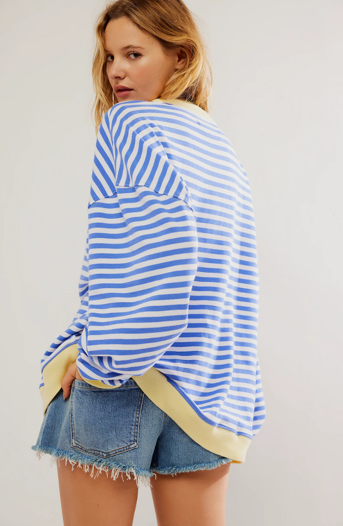 Leticia | Sudadera a Rayas Manga Larga