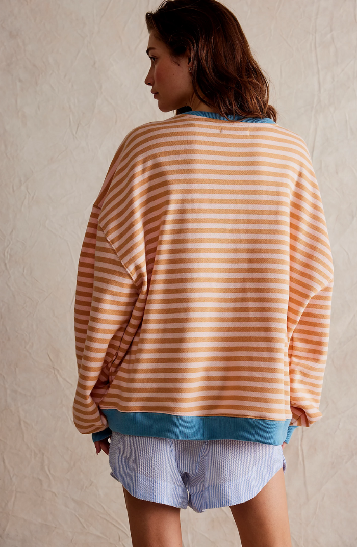 Leticia | Sudadera a Rayas Manga Larga