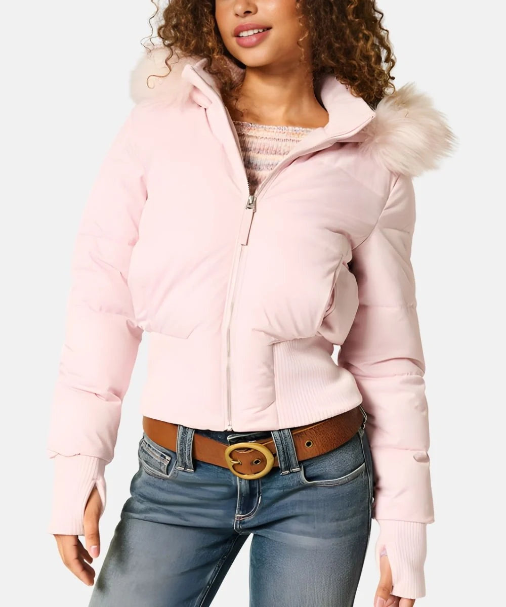 Amanda | Chaqueta de Plumas con Capucha