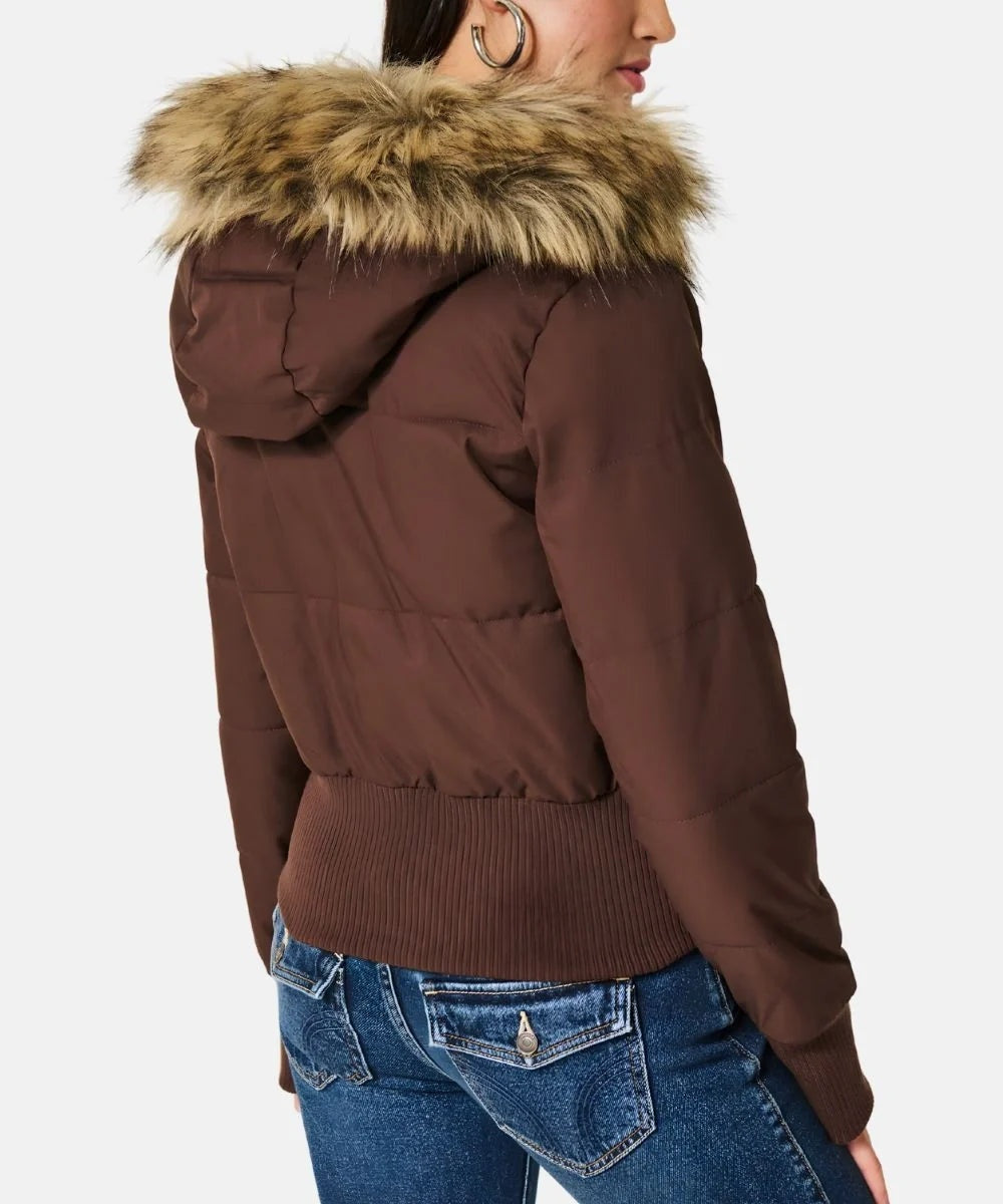 Amanda | Chaqueta de Plumas con Capucha