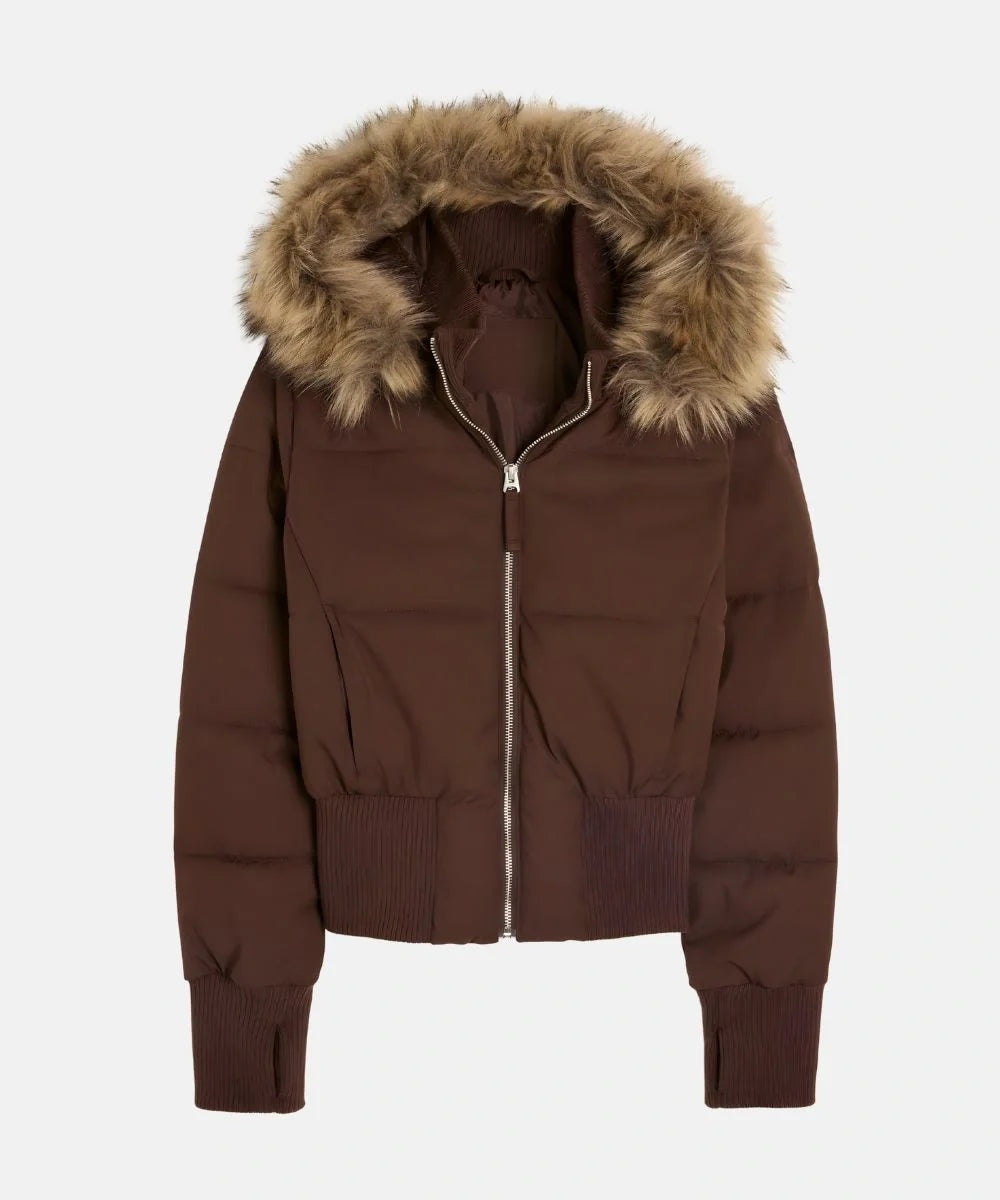 Amanda | Chaqueta de Plumas con Capucha