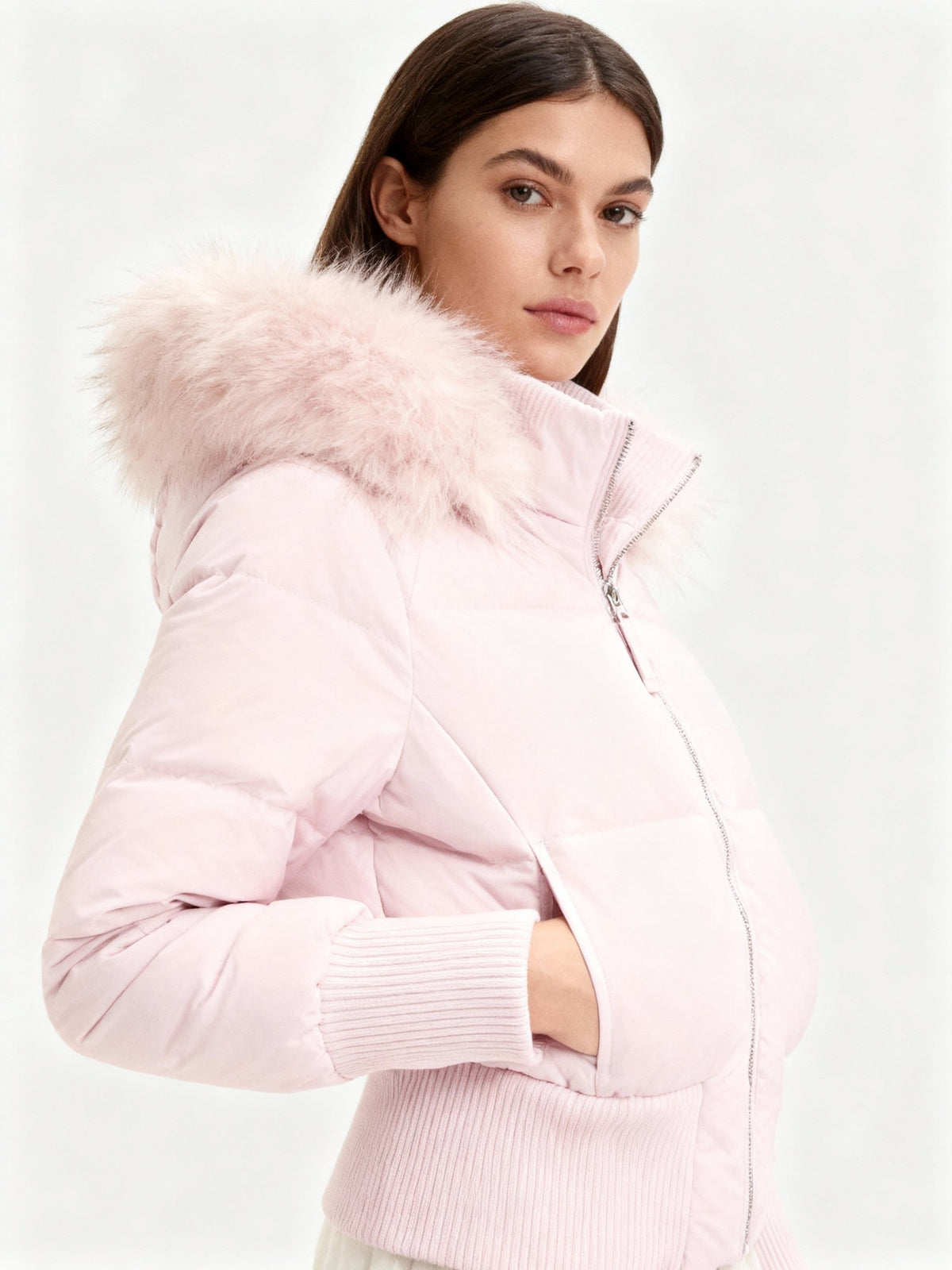 Amanda | Chaqueta de Plumas con Capucha