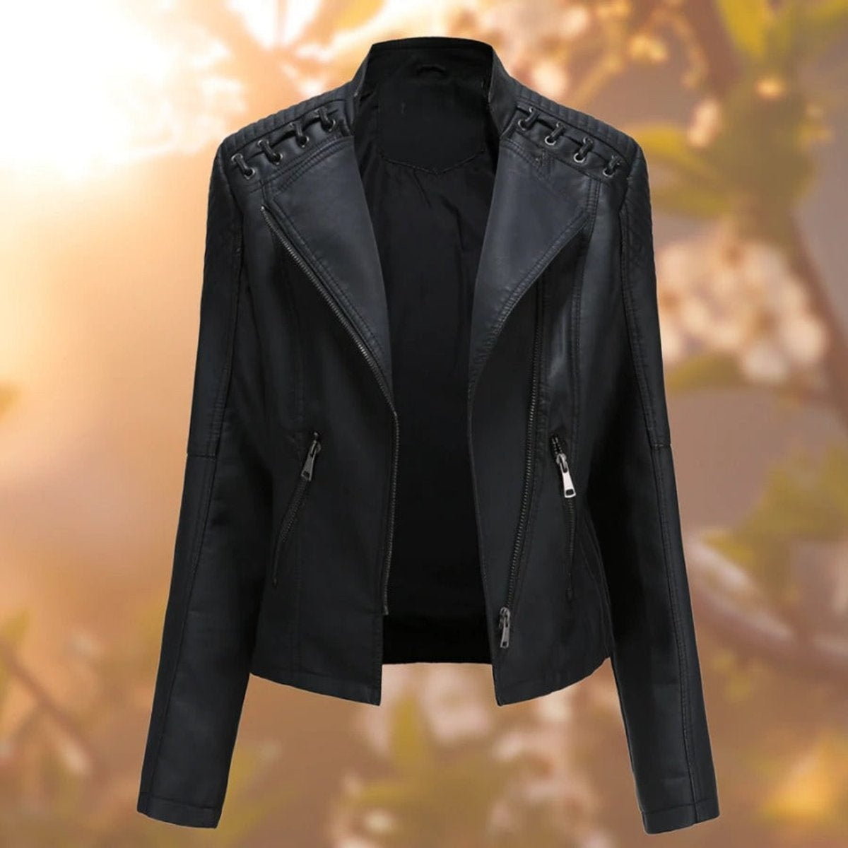 Aurora | Chaqueta Motera Detalle Hombros