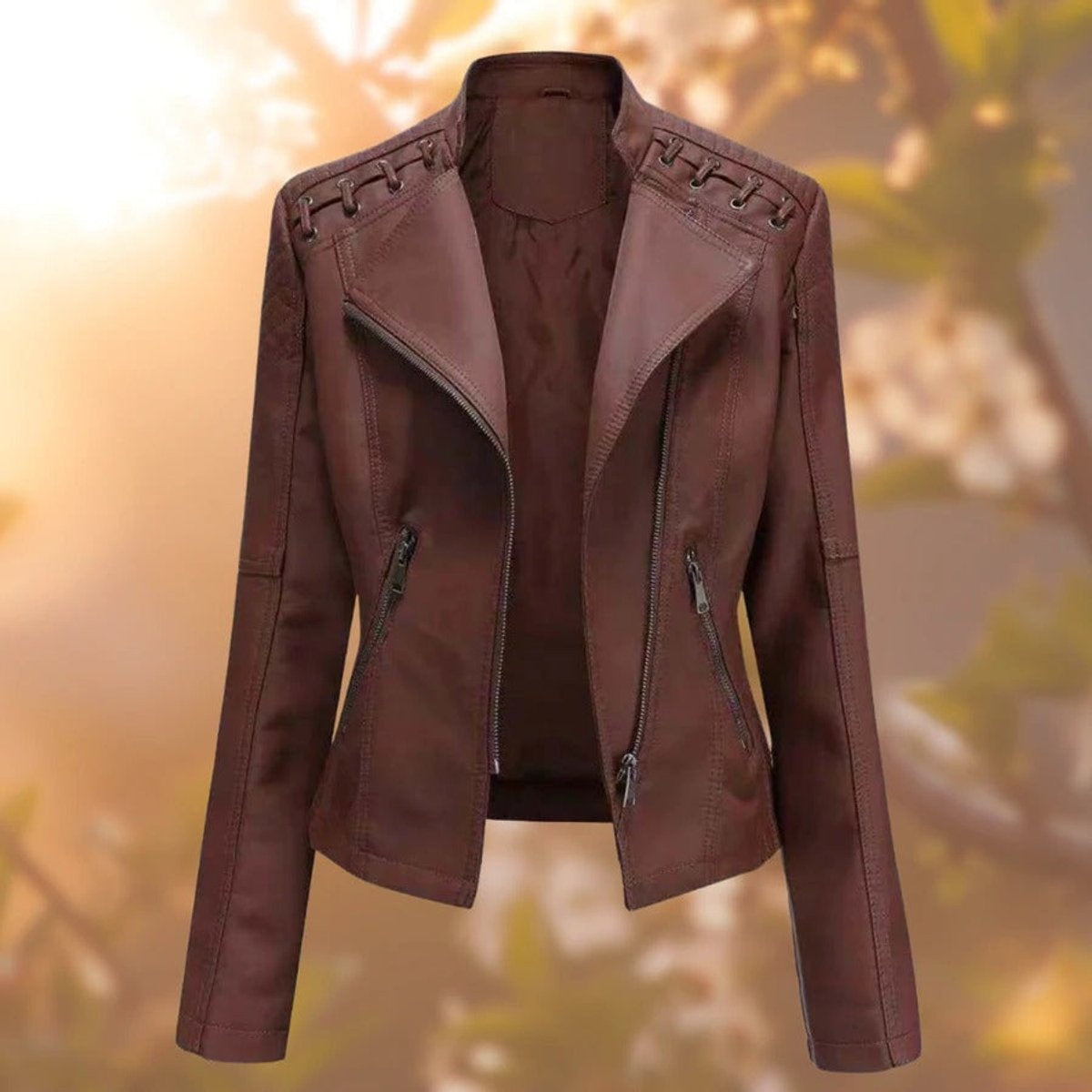 Aurora | Chaqueta Motera Detalle Hombros