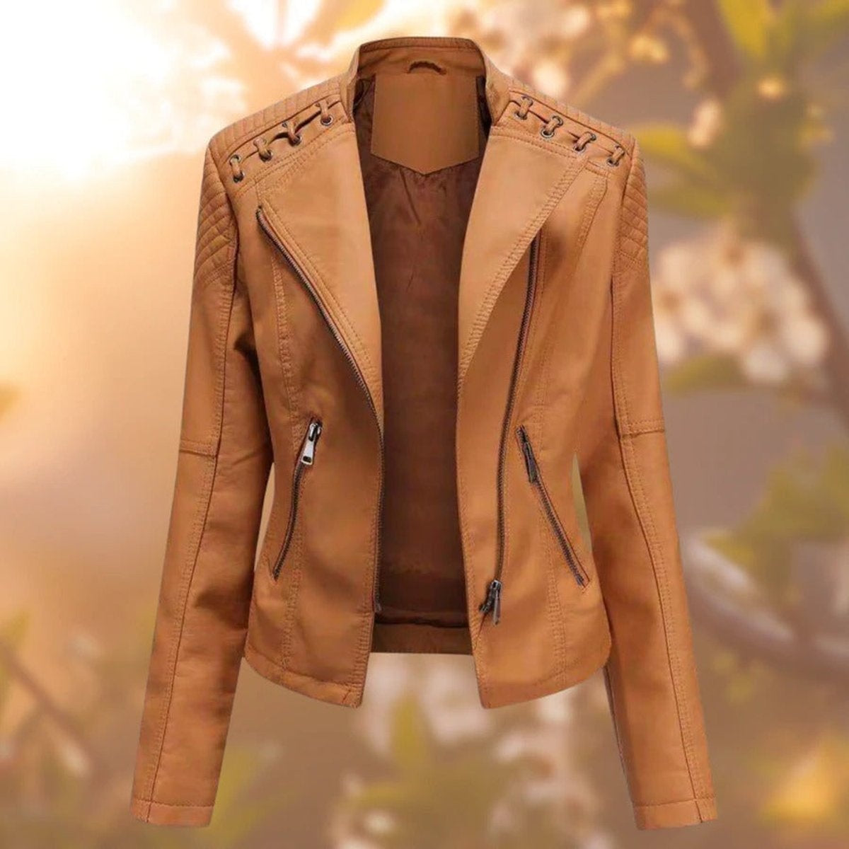 Aurora | Chaqueta Motera Detalle Hombros