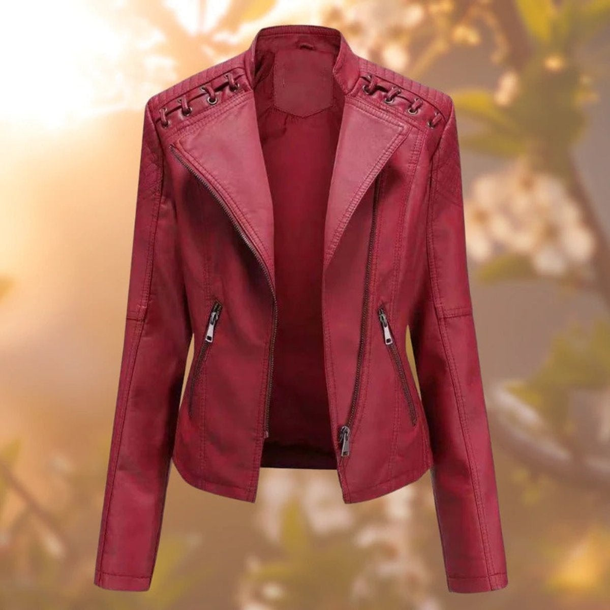 Aurora | Chaqueta Motera Detalle Hombros