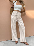 Sara | Pantalón de Pierna Ancha a Rayas