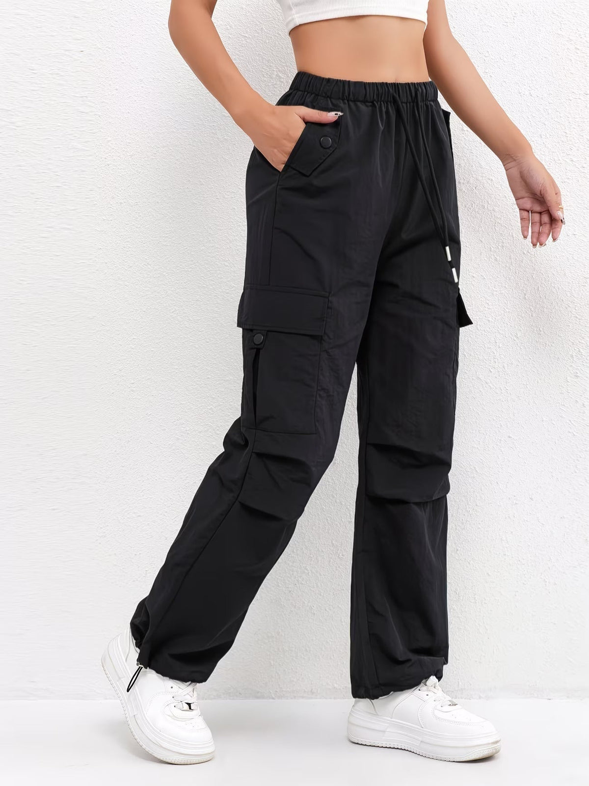 Rocío | Pantalón Cargo Bajos Ajustables