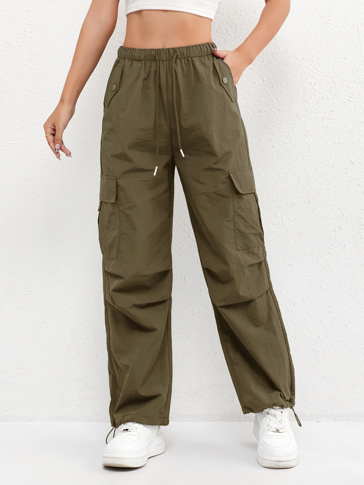 Rocío | Pantalón Cargo Bajos Ajustables