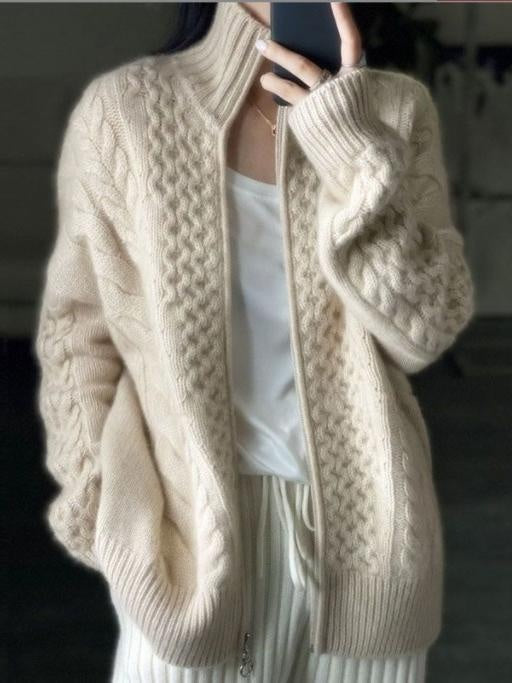 Eva | Jersey de Punto con Cremallera Oversize