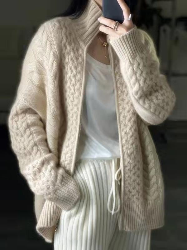 Eva | Jersey de Punto con Cremallera Oversize