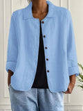 Claudia | Chaqueta de Lino con Botones