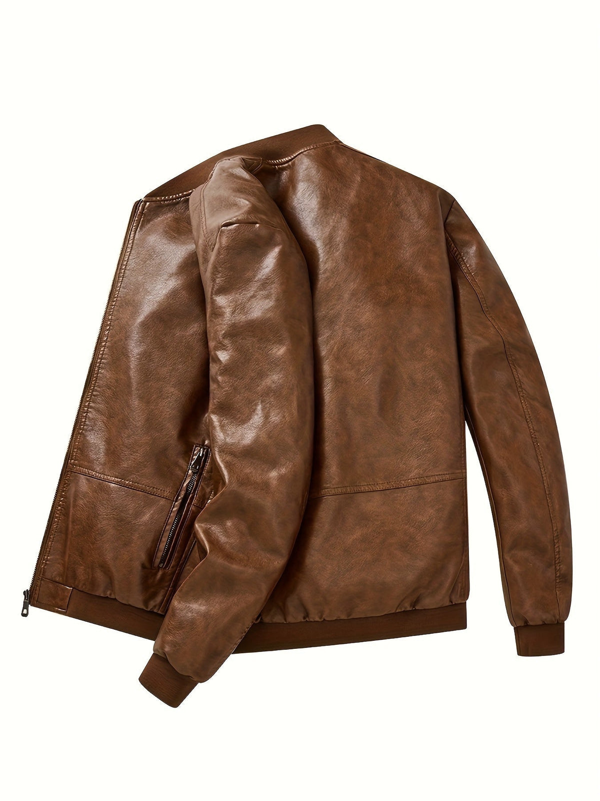 Alberto | Cazadora Bomber de Cuero PU
