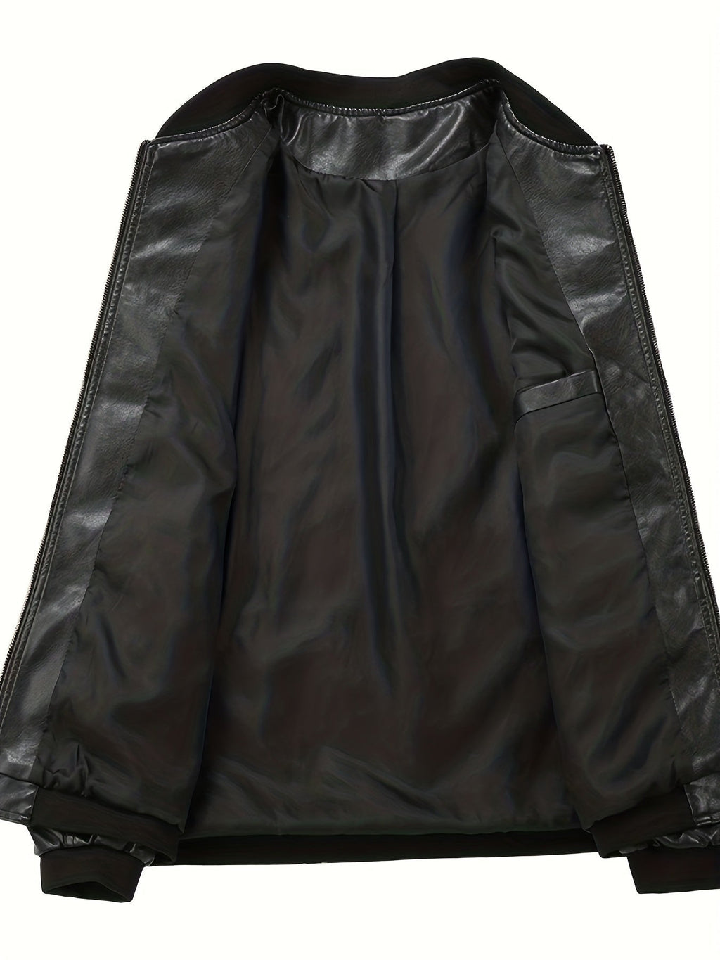 Alberto | Cazadora Bomber de Cuero PU