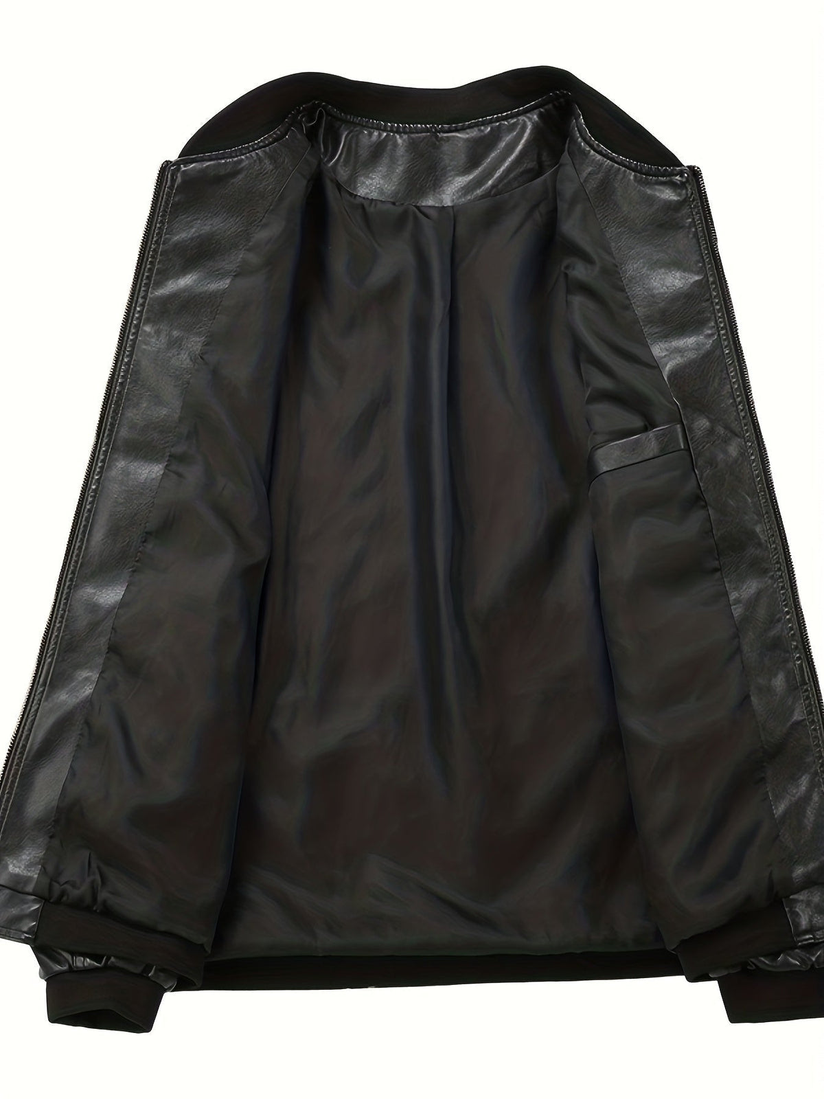 Alberto | Cazadora Bomber de Cuero PU