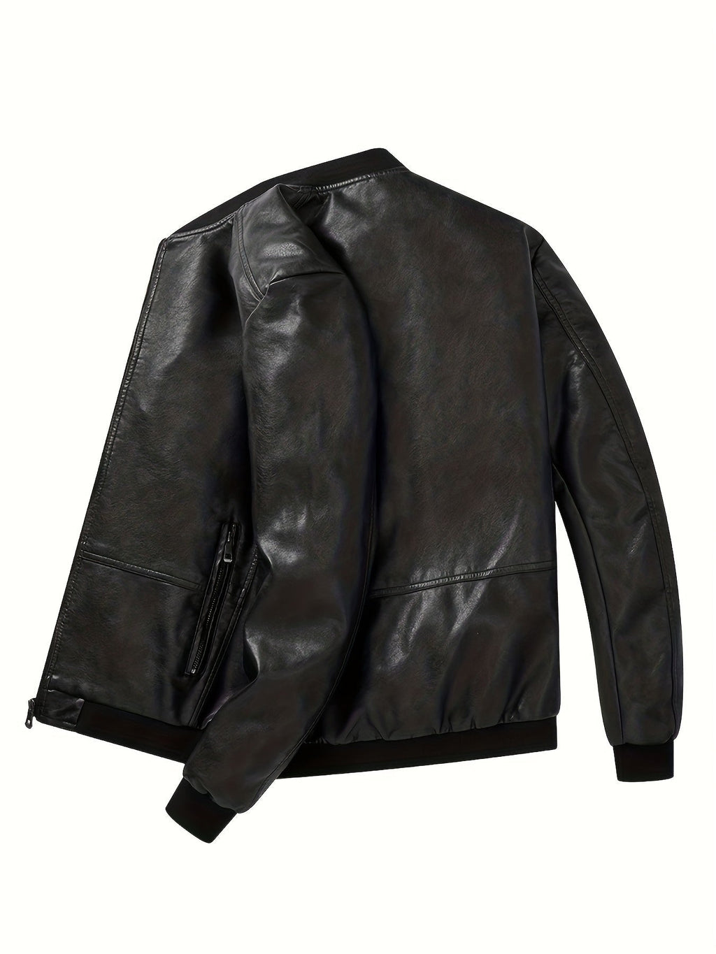 Alberto | Cazadora Bomber de Cuero PU