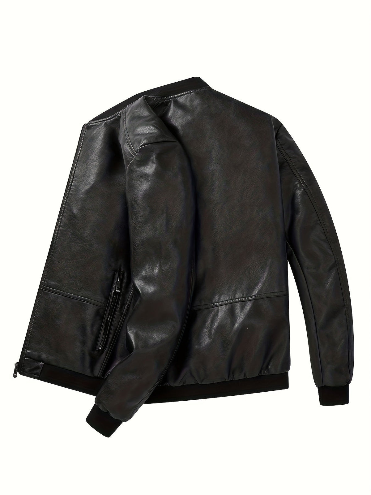 Alberto | Cazadora Bomber de Cuero PU