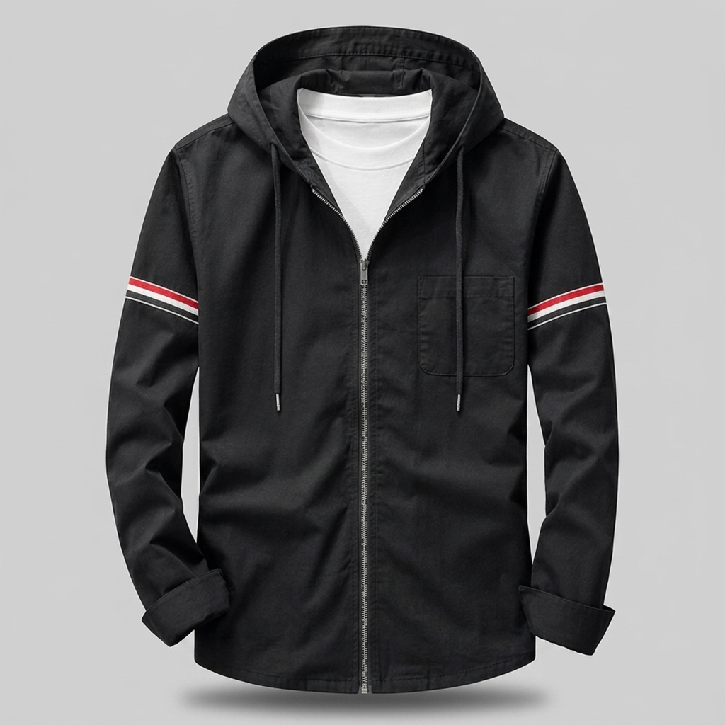 Bruno | Chaqueta de Lino con Capucha